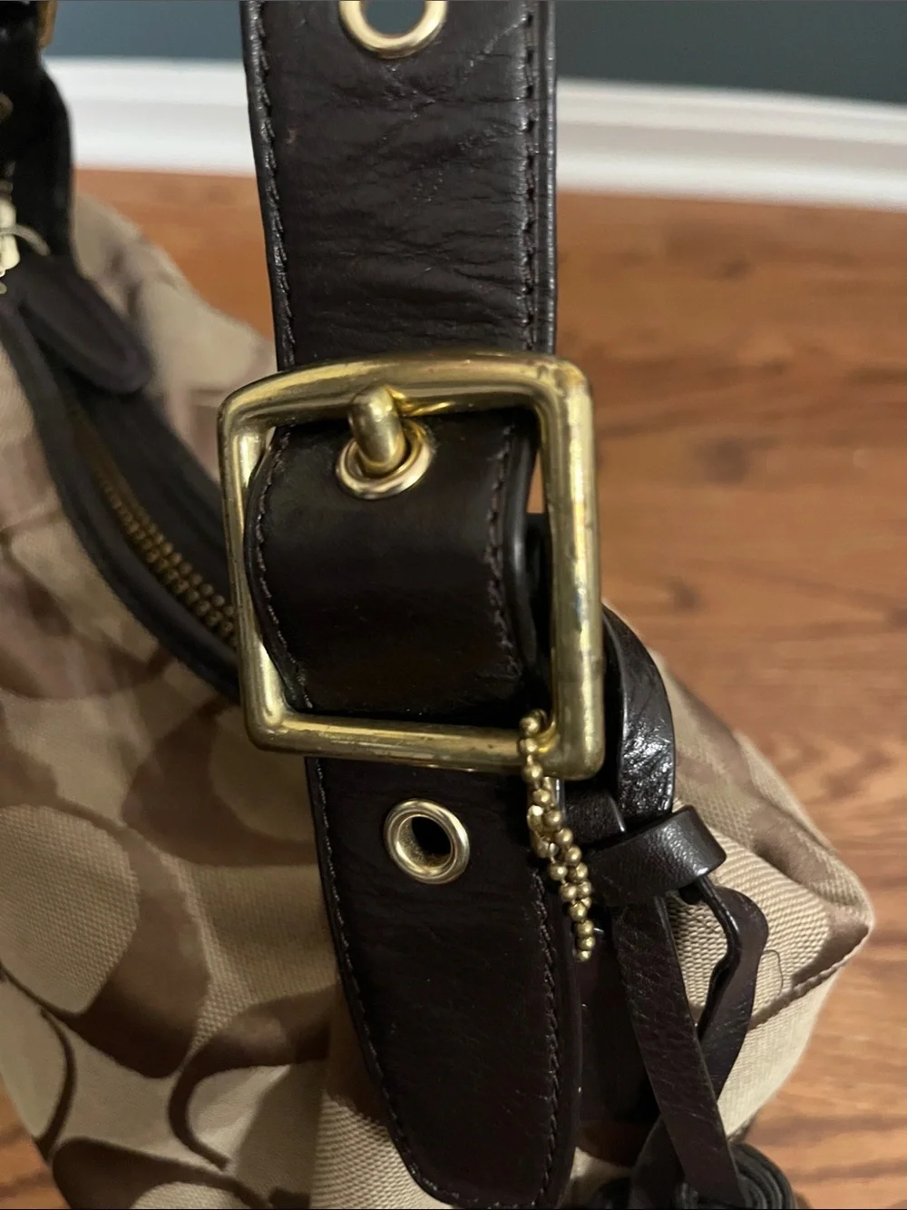 Coach Legacy Signature Hobo Duffle Bag 21149